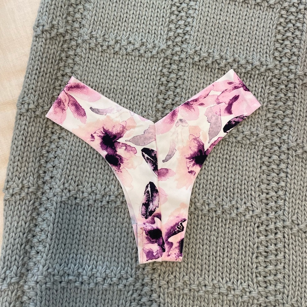 Etsy floral thong bikini bottoms